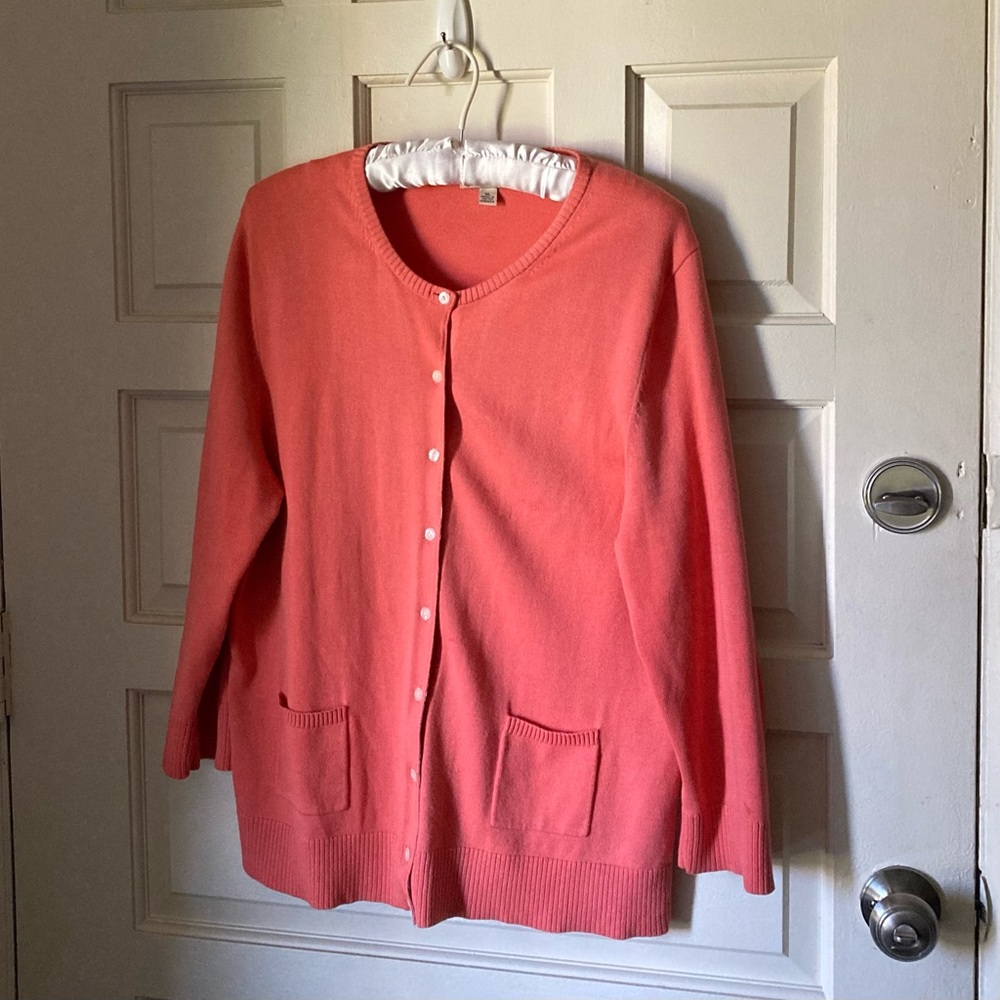 Cherokee Coral color Cardigan